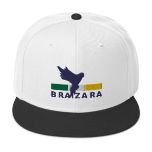 Brazara snapback black white