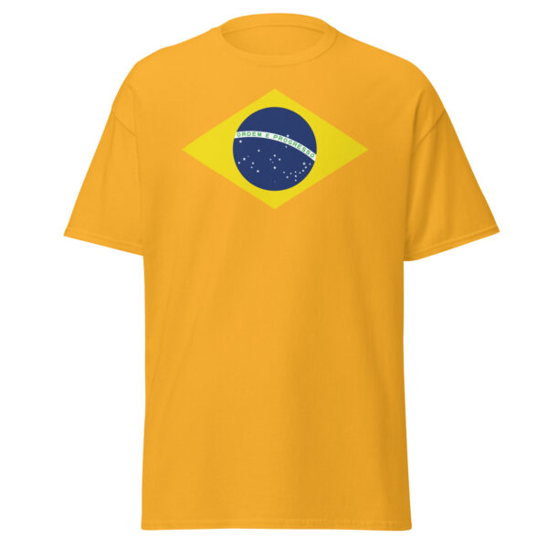 Brazilian flag yellow t-shirt