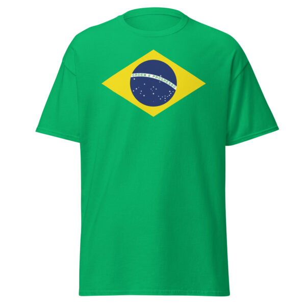 Brazilian flag green t-shirt