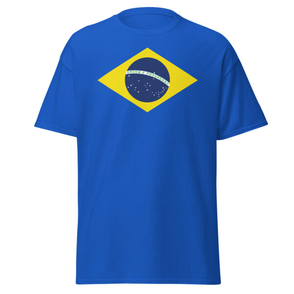 Brazilian flag blue t-shirt