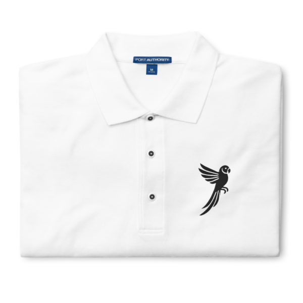 white polo brazara parakeet logo icon