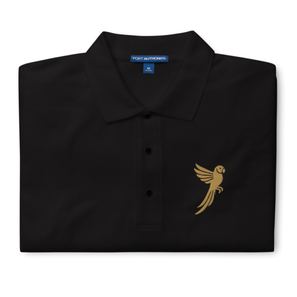 premium polo shirt black