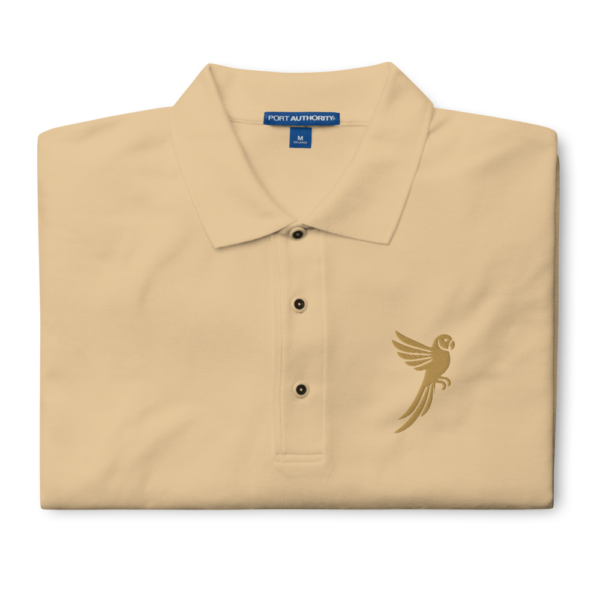 premium polo shirt stone